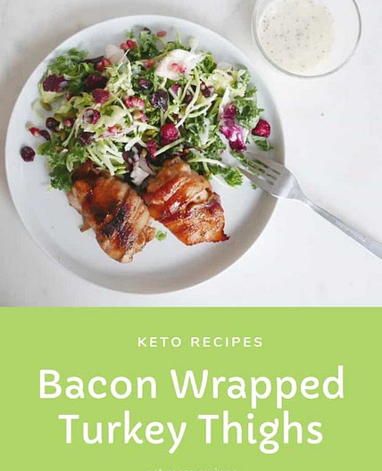 Bacon Wrapped Turkey Thighs | Easy Oven Recipe