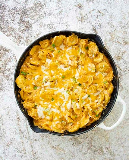 One Pot Buffalo Chicken Tortellini