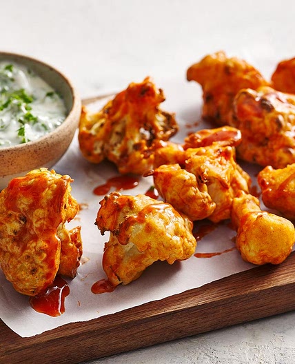 Air fryer cauliflower ‘wings’