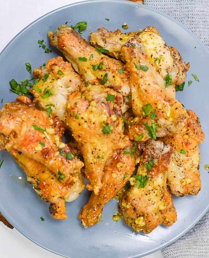 Lemon Pepper Chicken Wings (Air Fryer)