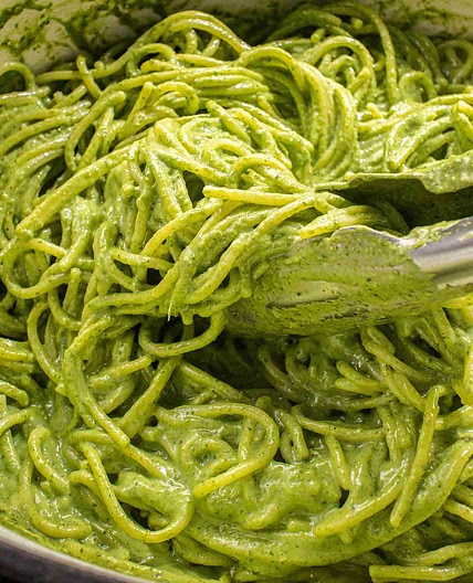 Pasta With Green Sauce