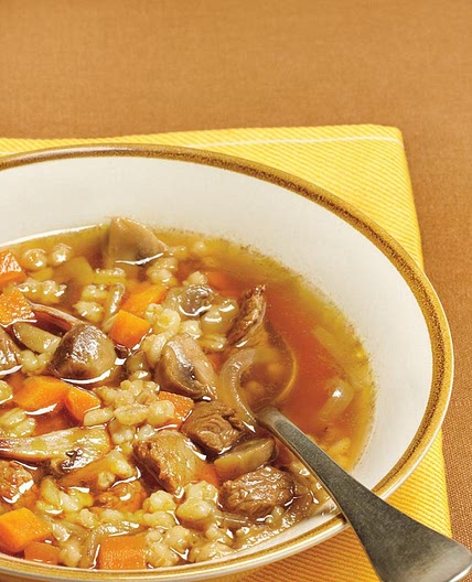 Soupe boeuf et orge