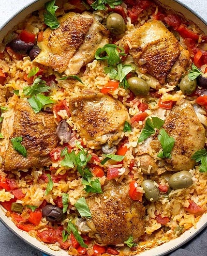 Spanish Chicken And Rice (Best Arroz Con Pollo)