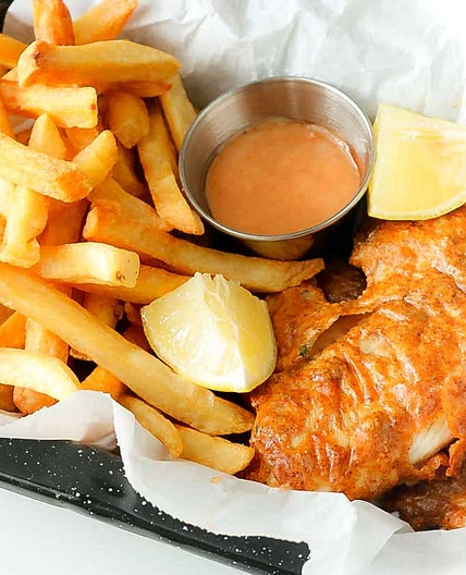 Crispy Air Fryer Fish And Chips