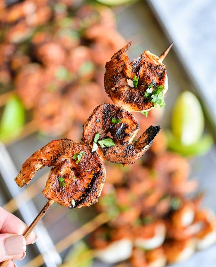 Blackened Shrimp Skewers