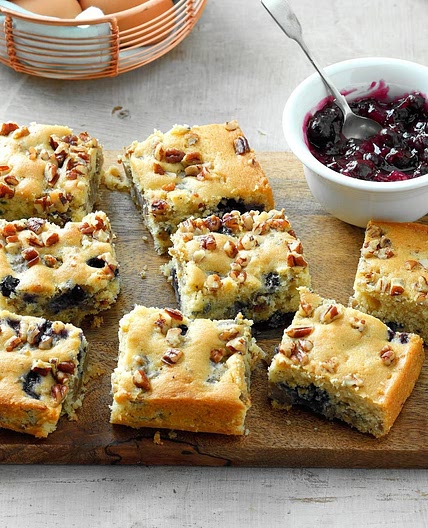 Blueberry-Sausage Breakfast Cake