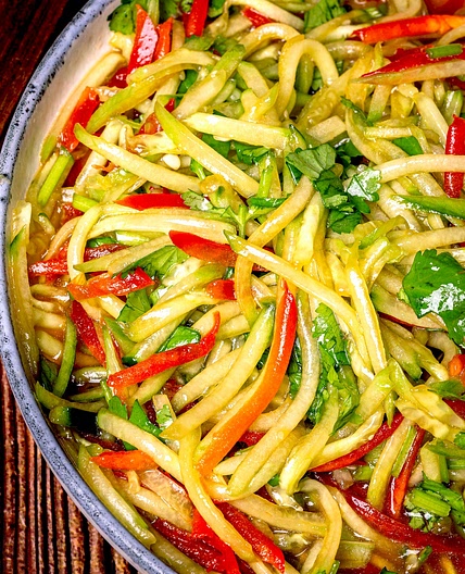 Cucumber and Bell Pepper Salad