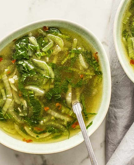 Bok Choy Chicken Soup