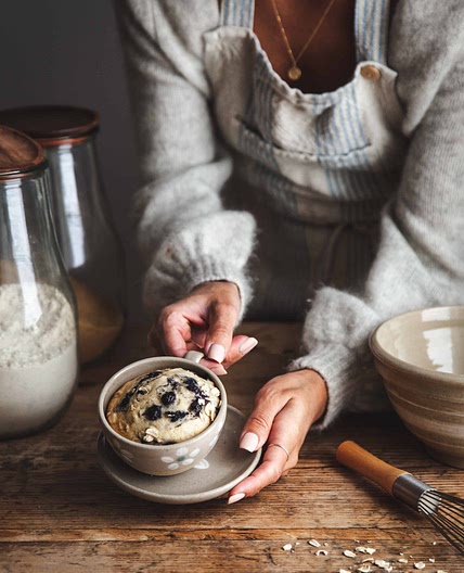 Blueberry Oat Mug Muffin