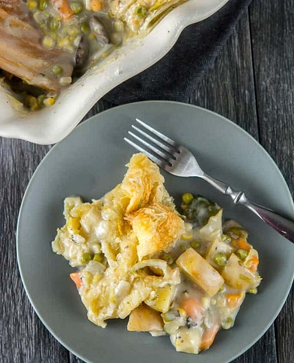 Slow Cooker Veggie Pot Pie