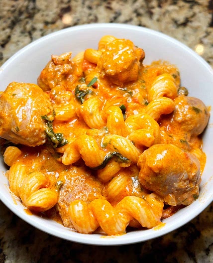 Instant Pot Sausage Curls