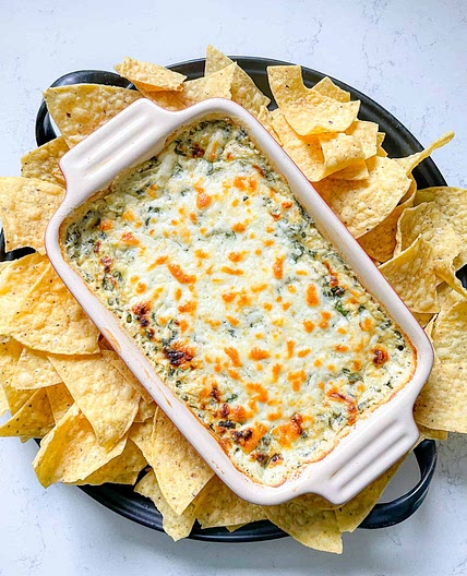 Oven-Baked Spinach and Artichoke Dip Recipe