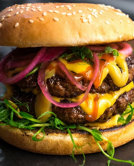 Grilled Onion Burger