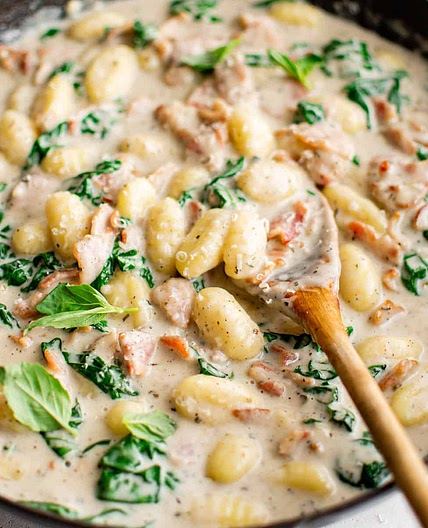 Creamy Bacon Gnocchi