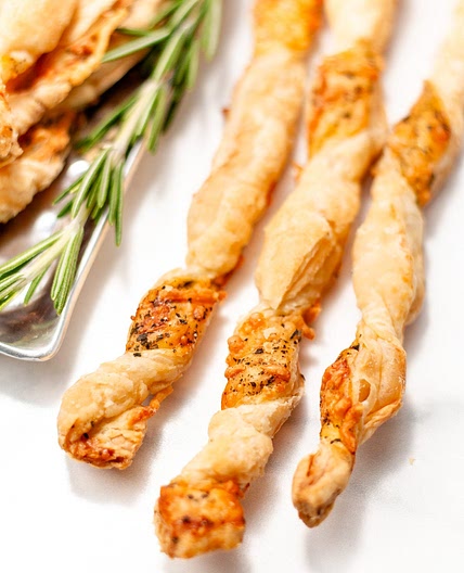 Puff Pastry Cheese Twists