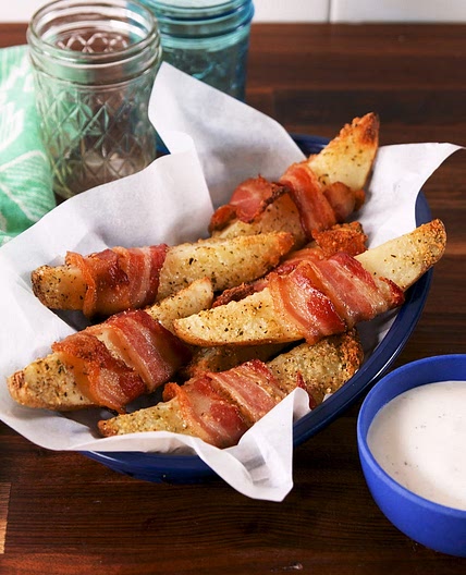 Bacon Wrapped Parmesan Potatoes