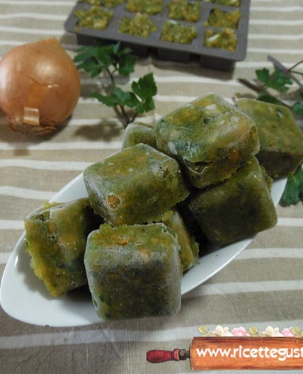 Congelare verdure fresche per soffritto