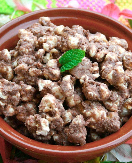 Receita de Pipoca de Oreo