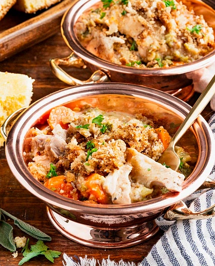 Crockpot Chicken and Stuffing