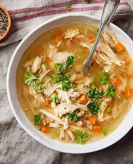 Ouderwetse kippensoep