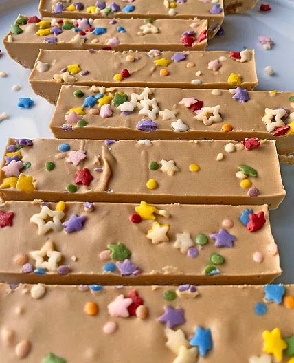 Birthday Cake Protein Bars