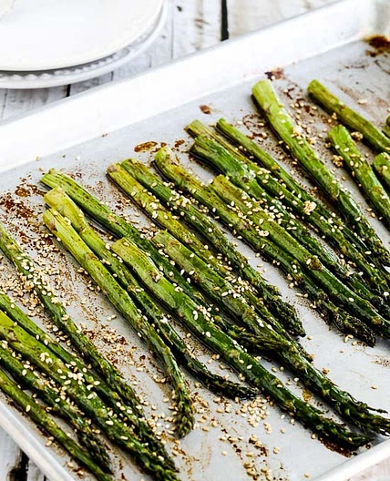Asparagus with Soy-Sesame Glaze