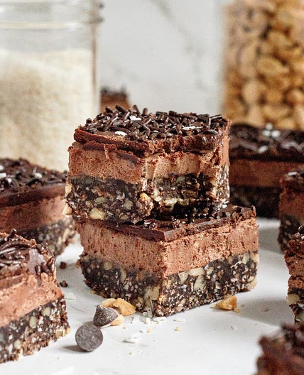 No-Bake Chocolate Bars (Gluten-Free & Vegan)