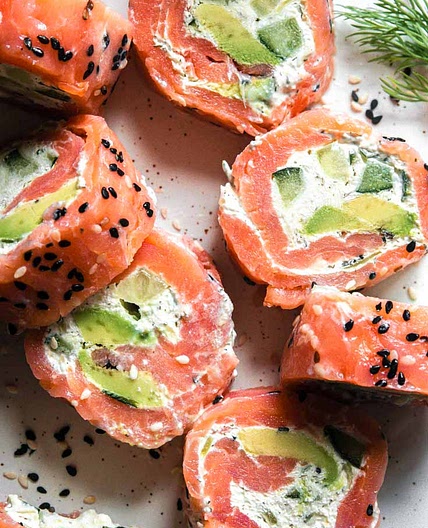 Smoked Salmon Roll Ups