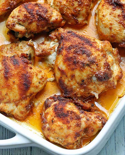 Baked Boneless Skinless Chicken Thighs