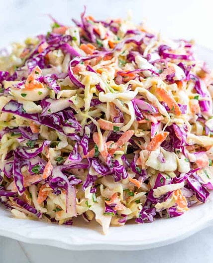 Easy Creamy Coleslaw