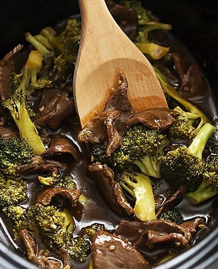 Slow Cooker Broccoli Beef