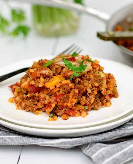 Low Carb Cauliflower Lasagna