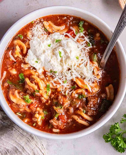 Lasagna Soup
