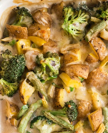 Fresh Green Bean and Potato Casserole