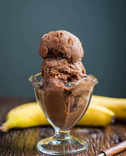 Chocolate Peanut Butter “Nice Cream”