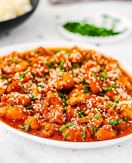 Easy Korean Kimchi Chicken