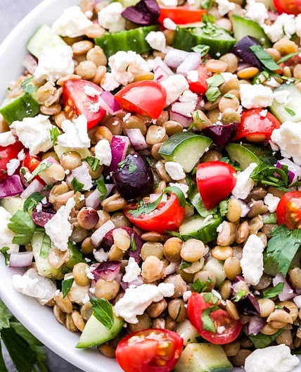 Mediterranean Lentil Salad