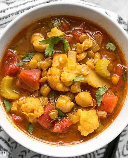 Moroccan Lentil and Vegetable Stew