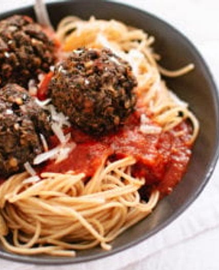 Vegetarian Lentil and Mushroom Meatballs