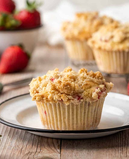 Gluten Free Strawberry Muffins