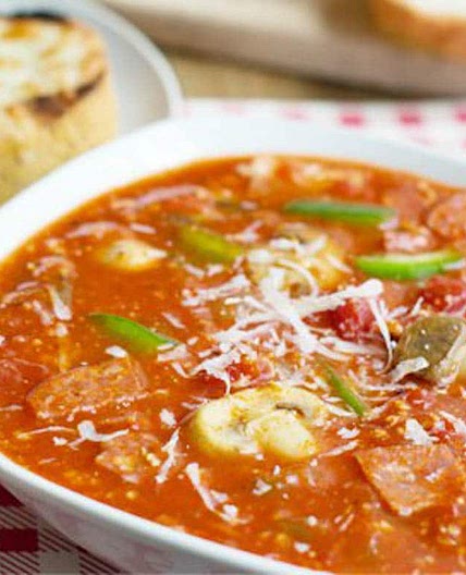 15-Minute Pizza Soup Recipe