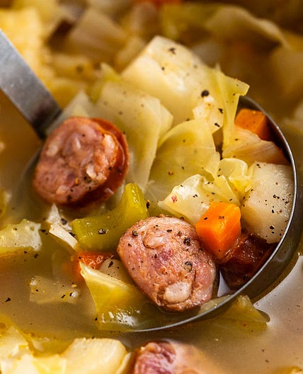 Cabbage and Sausage Soup Recipe