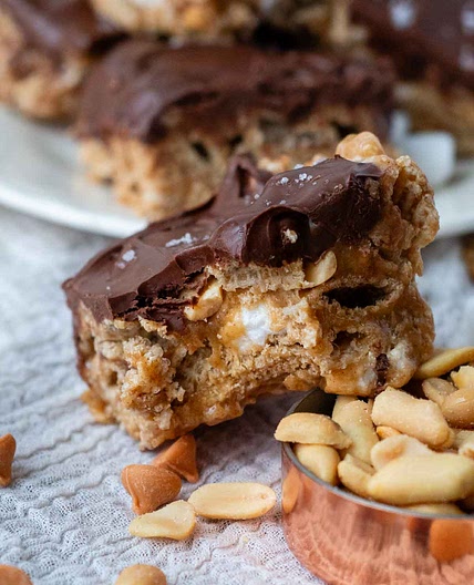 Gooey Scotcheroos with Marshmallows (Gluten-Free)