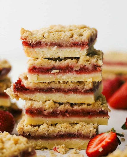 Strawberry Streusel Bars