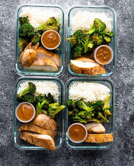 Thai Chicken Lunch Bowls (Meal Prep)