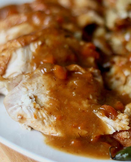 Dutch Oven Turkey Breast with Gravy
