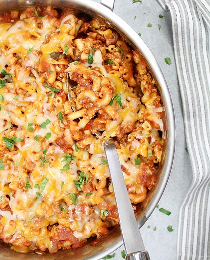 Turkey Taco Mac and Cheese
