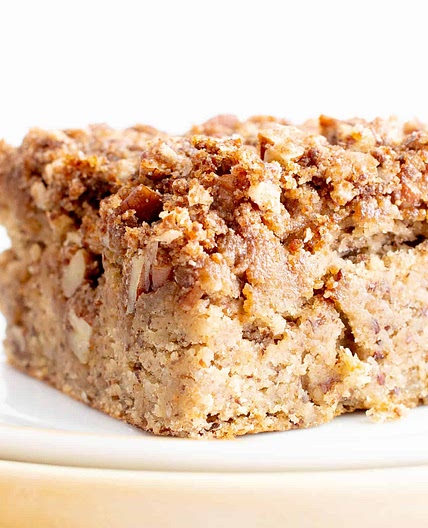 Vegan Gluten Free Banana Bread Coffee Cake Recipe (Easy, Healthy) – with Streusel Topping