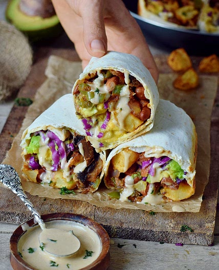 Vegan Breakfast Burritos