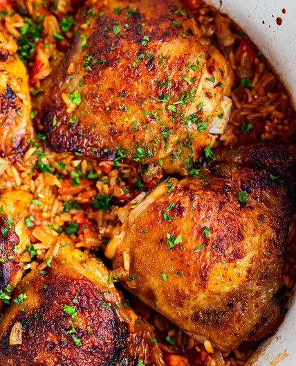 One Pot Chicken and Rice (Asian Inspired)